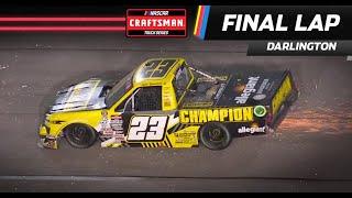 Darlington ends under caution as Christian Eckes takes the win