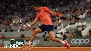 2023 French Open second round: Novak Djokovic cruises past Marton Fucsovics | NBC Sports