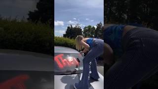 ASTRID WETT APPEARS TO VANDALISE ALEXIA GRACE CAR AS PAYBACK !