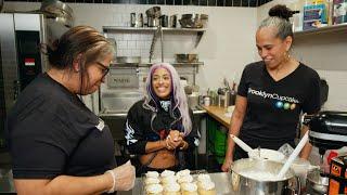 Zelina Vega decorates cupcakes: Small Business Superstars