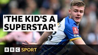 BBC pundits hail 18-year-old Brighton striker Evan Ferguson | FA Cup