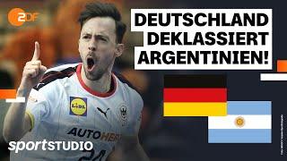 Deutschland – Argentinien Highlights | Handball-WM 2023 | sportstudio