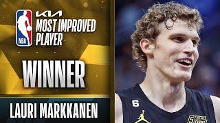 Lauri Markkanen is the 2022-2023 Kia NBA Most Improved Player! #KiaMIP