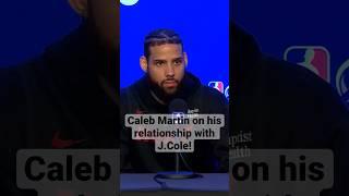 "That’s Like My Brother"- Caleb Martin Talks J.Cole’s support ahead of the #NBAFinals! | #Shorts