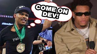 DEVIN HANEY FINALLY RESPONDS TO SHAKUR STEVENSON CALL OUT, HERE'S WHAT HE SAID..