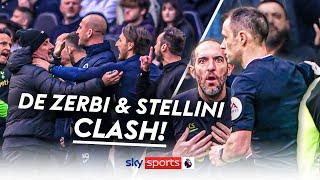 Roberto De Zerbi & Cristian Stellini get HEATED on the sidelines!
