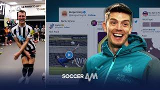 Nick Pope talks about when he went viral on Twitter & Dan Burn's celebrations  | Tubes meets...