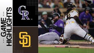 Rockies vs. Padres Game Highlights (9/18/23) | MLB Highlights