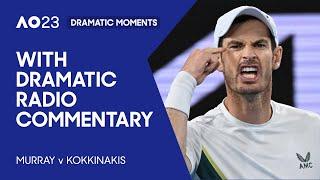 Absolutely Crazy Game! | Murray v Kokkinakis | Australian Open 2023