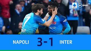 Napoli vs Inter Milan (3-1) | Serie A champions beat Champions League finalists | Serie A Highlights