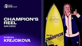 Champion Barbora Krejcikova's BEST points from San Diego