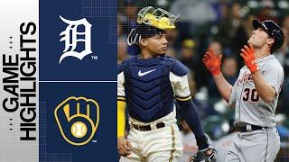Tigers vs. Brewers Game Highlights (4/25/23) | MLB Highlights