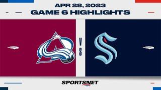 NHL Game 6 Highlights: Avalanche vs. Kraken - April 28, 2023