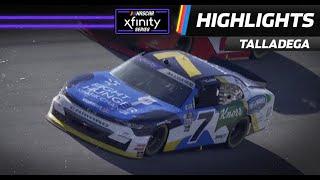 Justin Allgaier captures first stage win of the season at Talladega