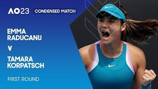 Emma Raducanu v Tamara Korpatsch Condensed Match | Australian Open 2023 First Round