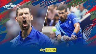 PERFECTION from Djokovic saves break point  | US OPEN FINAL