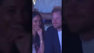 Prince Harry & Meghan Markle In LA For Lakers vs Grizzlies!  | #shorts