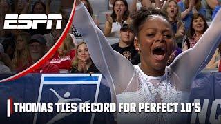 Trinity Thomas ties NCAA perfect 10 record | ESPN Gymnastics