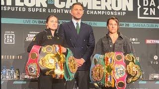 LOOK AT ALL THAT HARDWARE! - KATIE TAYLOR Vs. CHANTELLE CAMERON UNDISPUTED Vs. UNDISPUTED / FACE-OFF