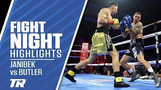 Janibek Drops Butler Three Times In TKO Win | FIGHT HIGHLIGHTS