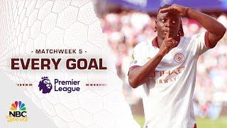 Every Premier League goal from Matchweek 5 (2023-24) | NBC Sports