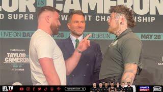 DON'T TOUCH ME! - THOMAS CARTY & JAY McFARLANE EXCHANGE HEATED WORDS AT FINAL PRESSER / FACE-OFF