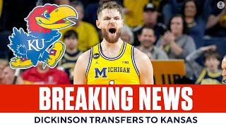 Hunter Dickinson TRANSFERS to Kansas | CBS Sports