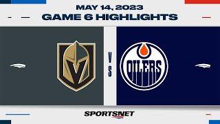 NHL Game 6 Highlights | Golden Knights vs. Oilers - May 14, 2023