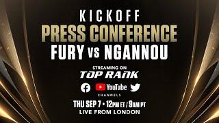 Tyson Fury vs Francis Ngannou | KICKOFF PRESS CONFERENCE