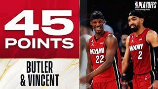 Jimmy Butler (25 PTS) & Gabe Vincent (20 PTS) Score 45 Points In Heat Game 1 W! | April 30, 2023