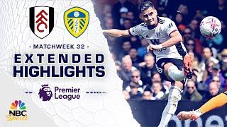 Fulham v. Leeds United | PREMIER LEAGUE HIGHLIGHTS | 4/22/2023 | NBC Sports