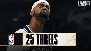 The Bucks 25 3PT FGs Ties The NBA Playoff Record For The Most 3PT FGs made in a game!