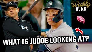 Aaron Judge was looking at something before hitting a home run | Weekly Dumb
