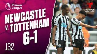 Highlights & Goals | Newcastle v. Tottenham 6-1 | Premier League | Telemundo Deportes