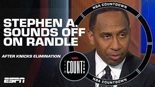 Stephen A. is done with Julius Randle after Knicks elimination from playoffs by Heat | NBA Countdown