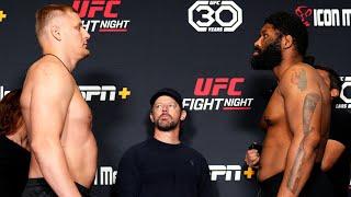 UFC Vegas 71: Weigh-In Faceoffs