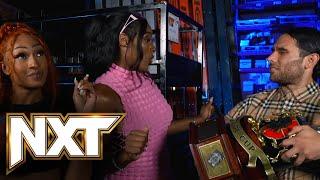 Noam Dar runs into Lash Legend & Jakara Jackson backstage: WWE NXT highlights, May 16, 2023