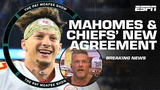 BREAKING: Chiefs & Patrick Mahomes agree to restructured contract | The Pat McAfee Show