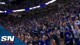 Maple Leafs Fans Rain Down Cheers After Second Straight Three-Goal Period In Game 2