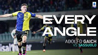 A stunning goal by Adolfo Gaich | Every Angle | Verona-Sassuolo | Serie A 2022/23