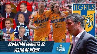 TIGRES y Sebastián Córdova evitaron remontada del TOLUCA y logró pase a semifinal | Futbol Picante