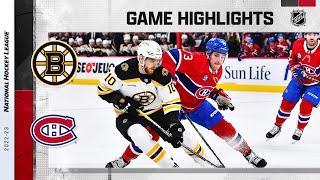Bruins @ Canadiens 4/13 | NHL Highlights 2023