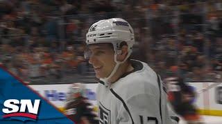 Kings' Trevor Moore Strips Puck And Scores On Perfect Give-And-Go With Viktor Arvidsson