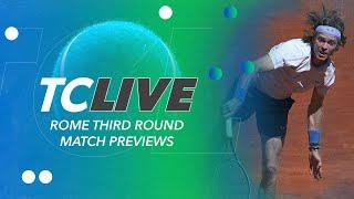 Alcaraz and Rublev Third Round Match Previews | Tennis Channel Live