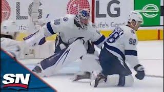Lightning's Vasilevskiy Robs Maple Leafs' Jarnkrok Twice After Nylander Forces Turnover