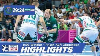 HSG Wetzlar – Frisch Auf! Göppingen 29:24 | Handball-Bundesliga Highlights