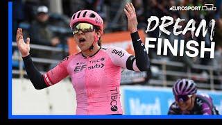 Alison Jackson Wins It At The Last Second! | Paris-Roubaix Femmes 2023 | Eurosport