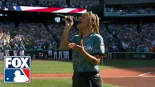 2023 MLB All-Star Game: Kiana Ledé performs the National Anthem | MLB on FOX