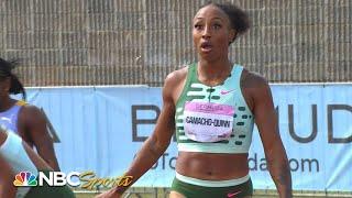 Jasmine Camacho-Quinn powers to win 100-meter hurdle at Bermuda Grand Prix | NBC Sports