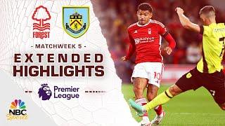Nottingham Forest v. Burnley | PREMIER LEAGUE HIGHLIGHTS | 9/18/2023 | NBC Sports